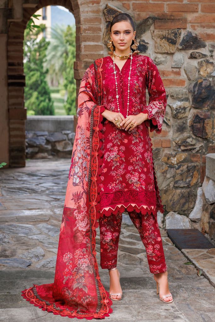 Printed Pakistani Unstitched suit - Image 3