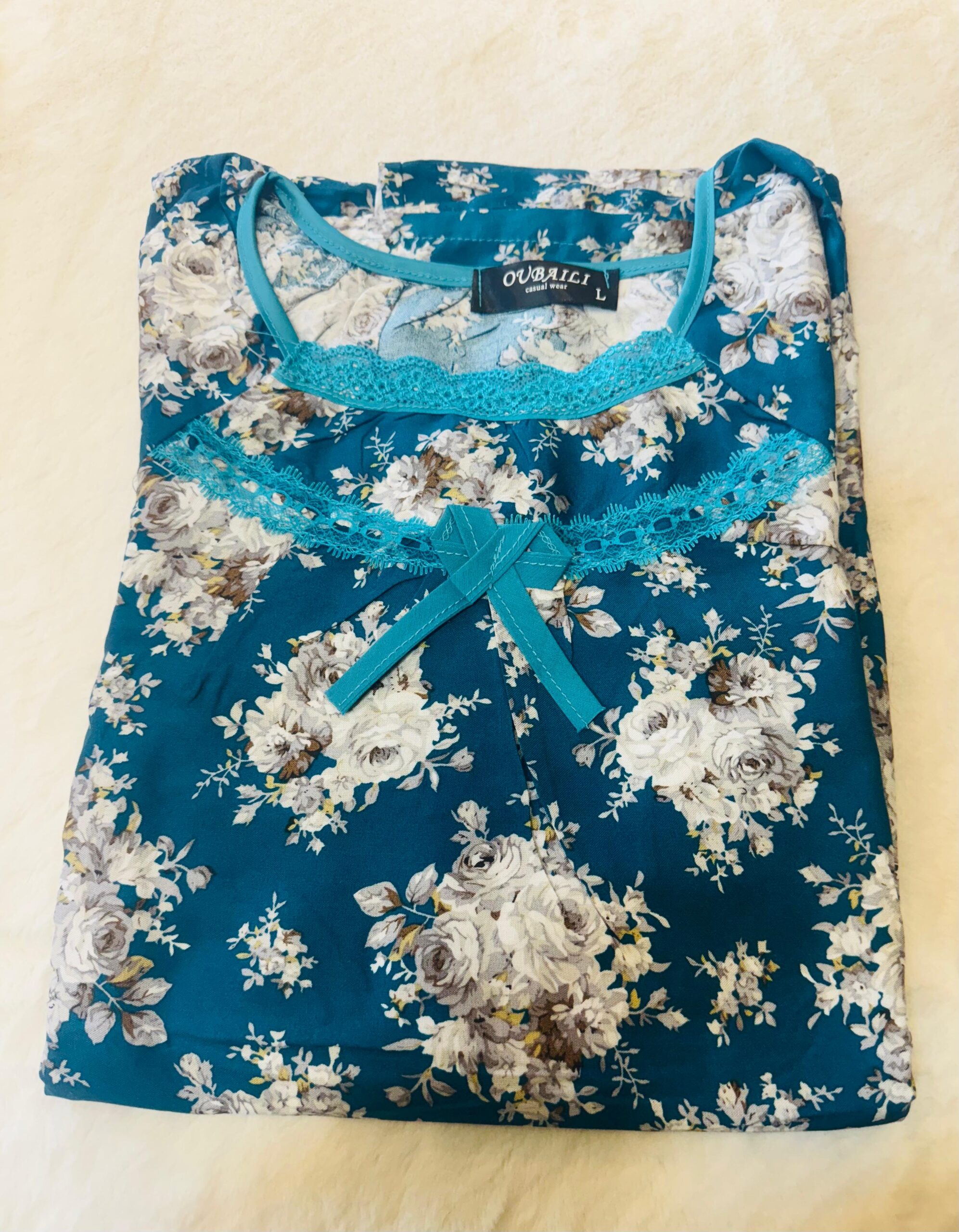 Floral Design Purple Nighty - Image 3