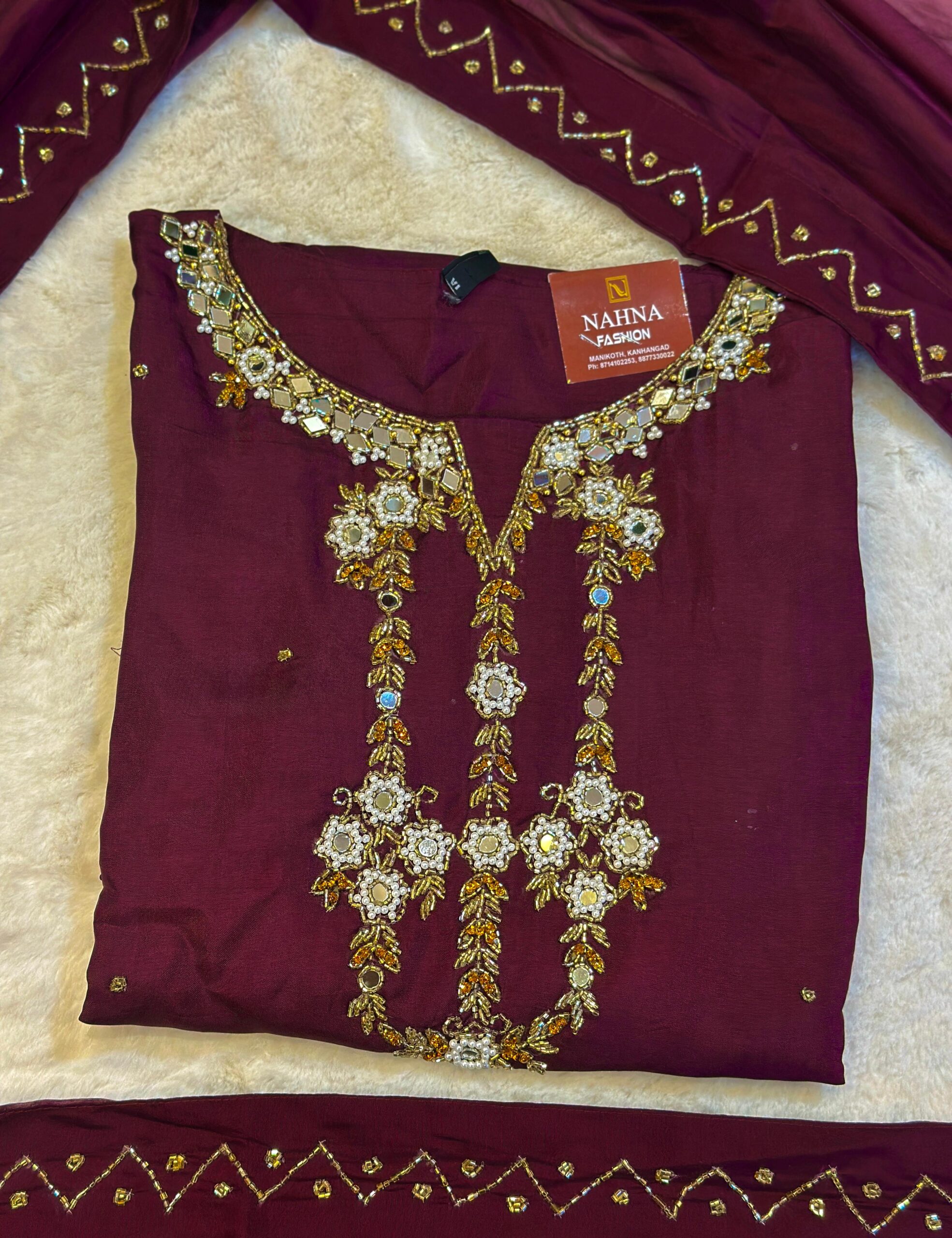 Handworked readymade salwar suit - Image 2