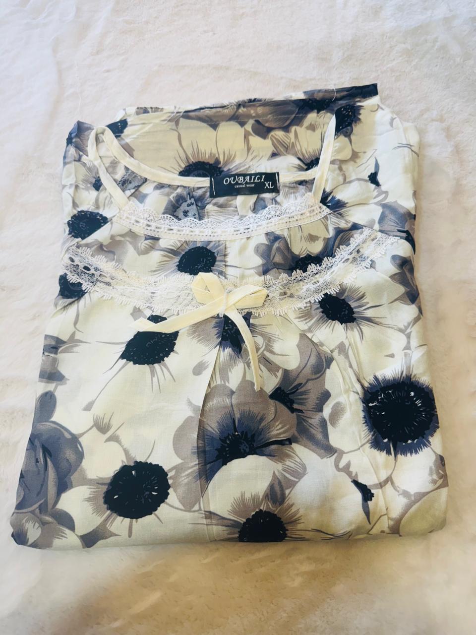 Floral Printed Nighty