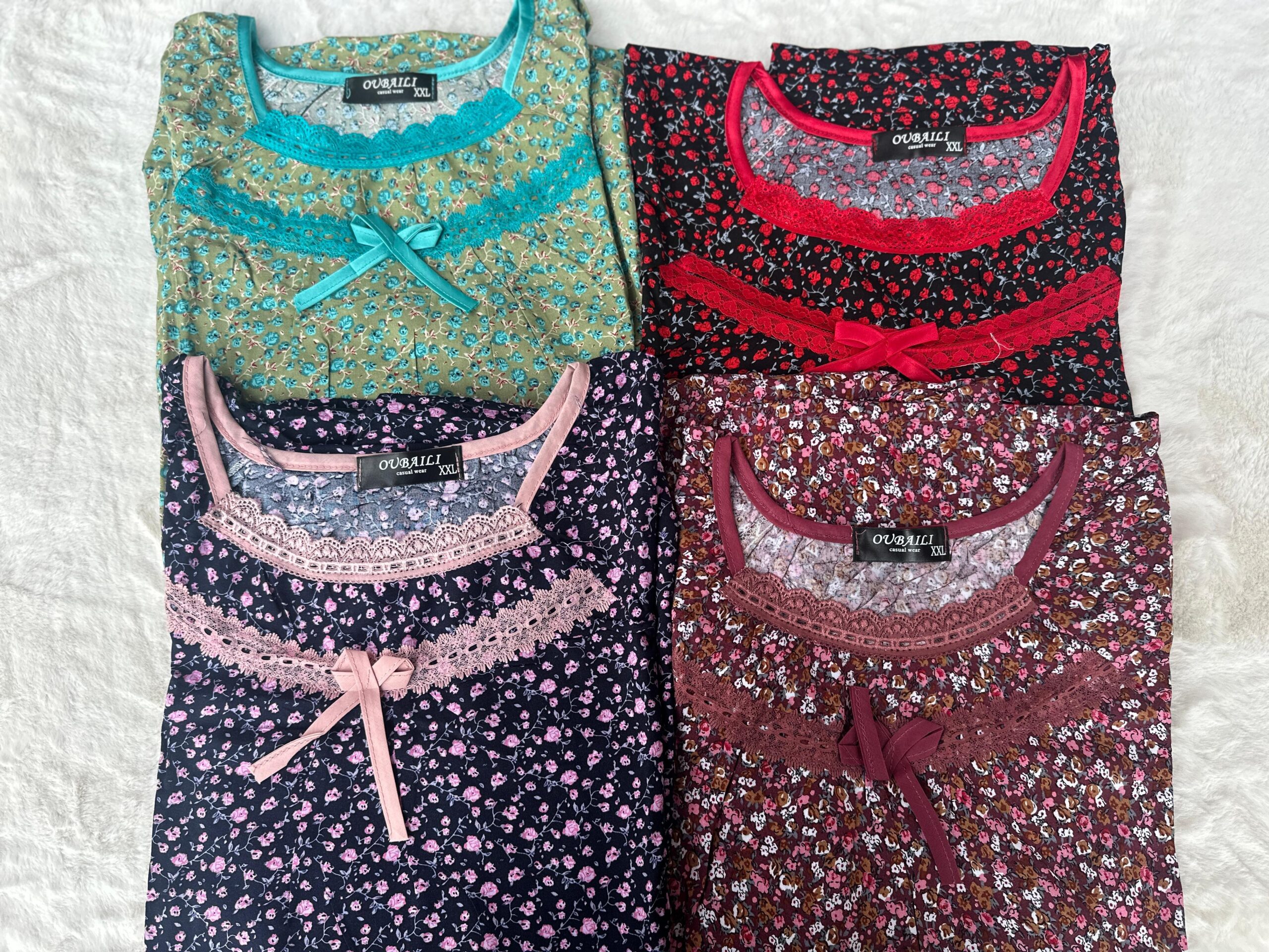 Small Florel Printed Women Nighty