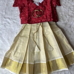 Onam Special Baby Pattu Pavada