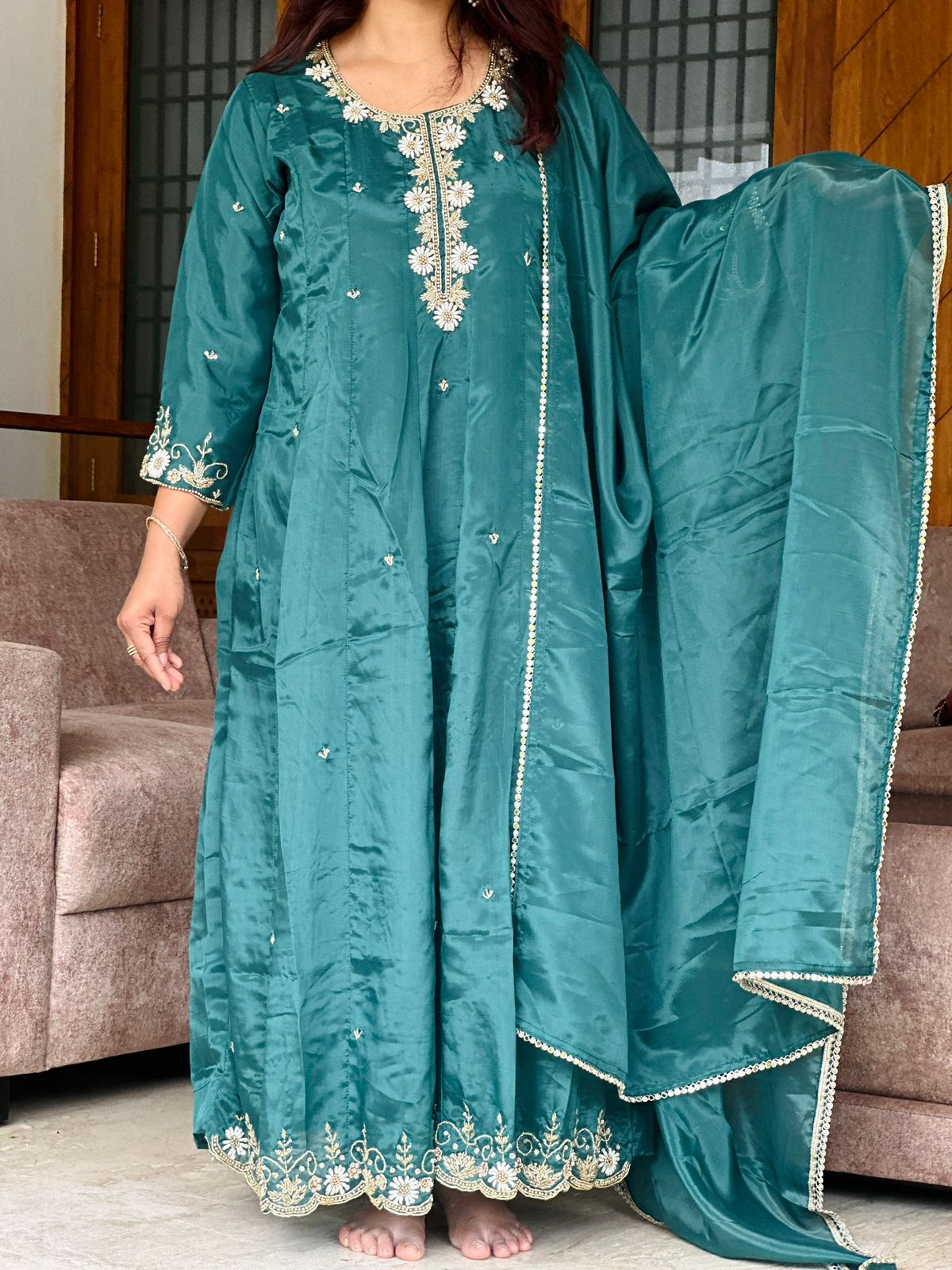 Premium Handworked Anarkali Suit - Image 2