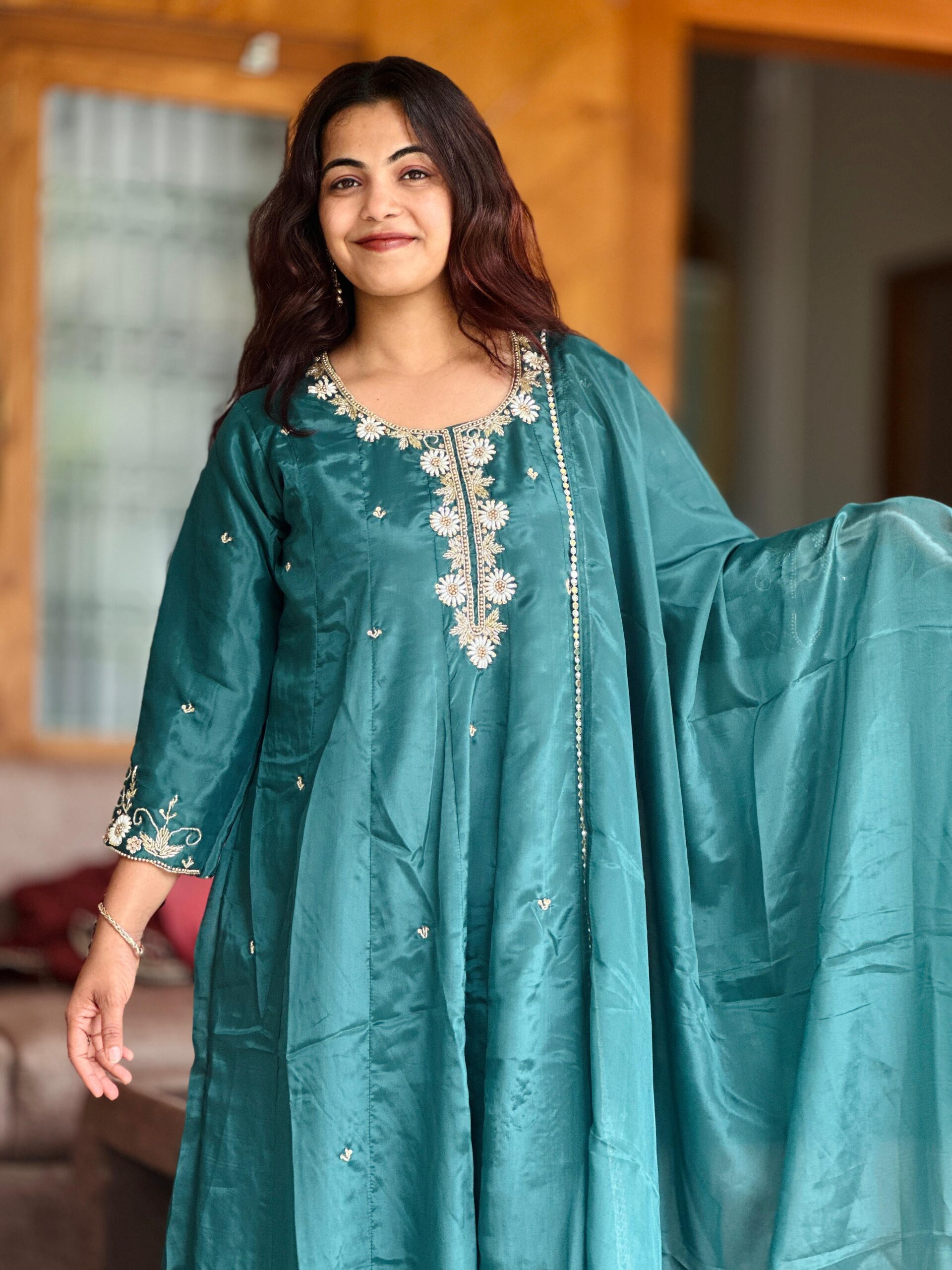 Premium Handworked Anarkali Suit