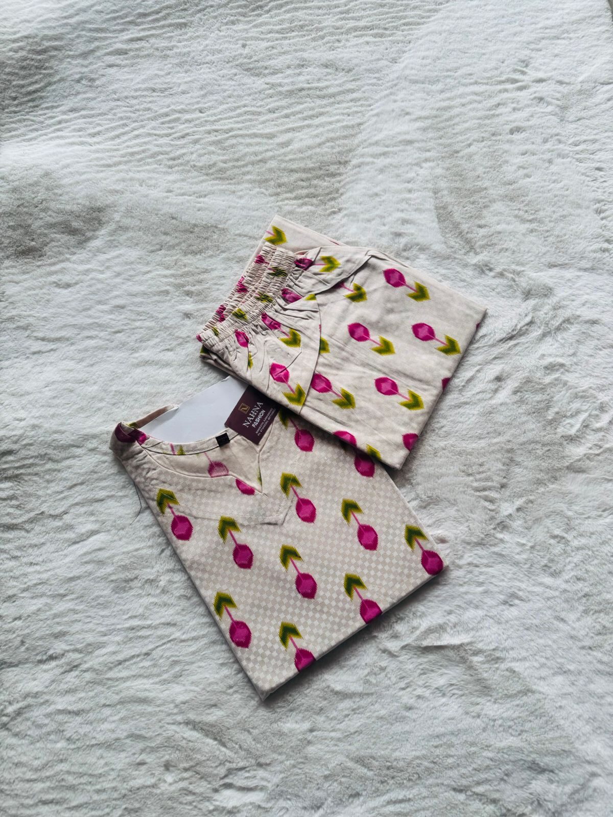 Stylish Cotton cord set - Image 2