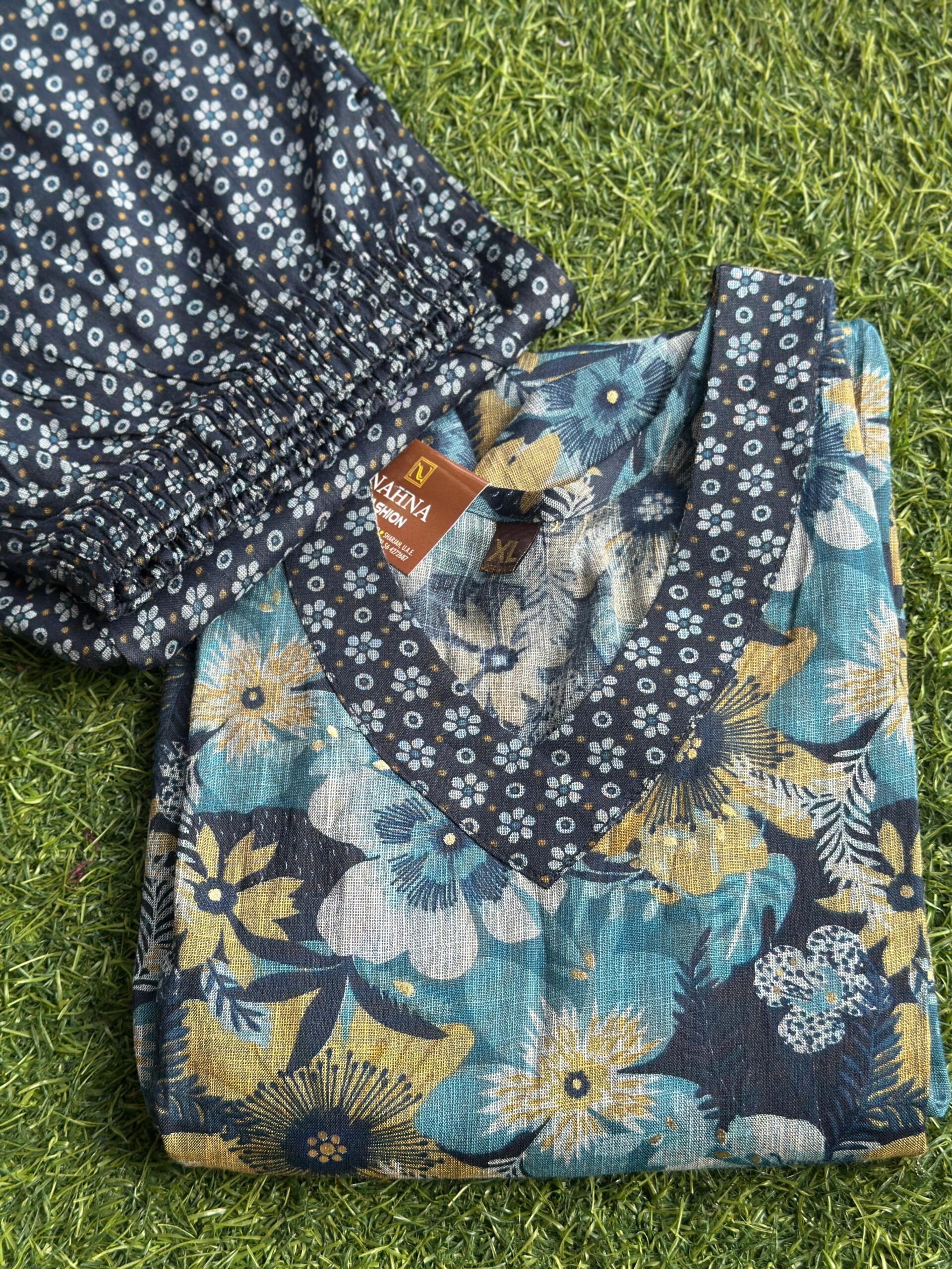 V Neck Floral 2 Piece Set